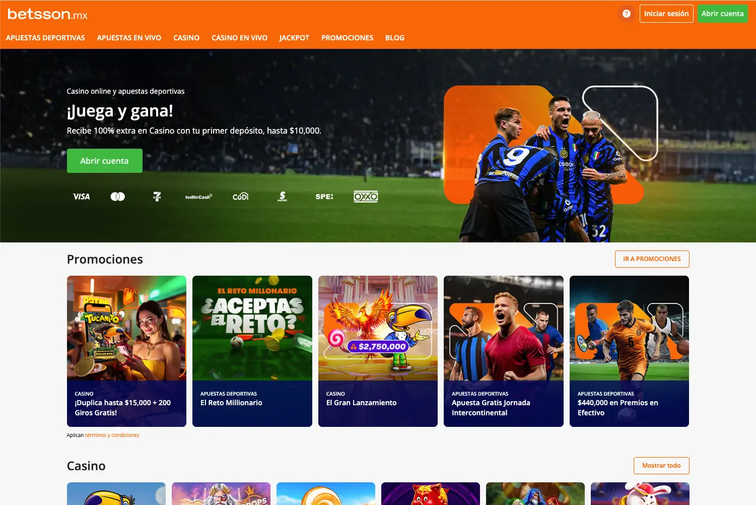 Betsson.mx Reseña 2025